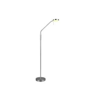 Fynd Trio Lighting Golvlampa TRIO Moreno Borstad stål Borstad stål - Belysning & el