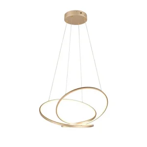 Trio Lighting Pendel TRIO Darvin 84 cm, Guld 84 cm, Guld - Belysning & el Beställ nu
