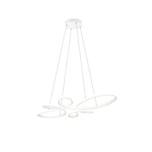 Trio Lighting Pendel TRIO Fly Mattvit Mattvit - Belysning & el Billigare