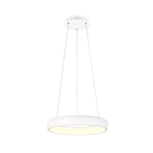 Trio Lighting Pendel TRIO Cardona 47 cm, Mattvit 47 cm, Mattvit - Belysning & el Endast idag