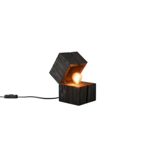 Trio Lighting Bordslampa TRIO Treasure Svart Svart - Belysning & el Extra rabatt