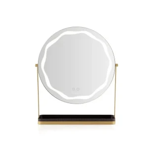 Sminkspegel Beautifly Rund med LED-belysning - Inredning Outlet
