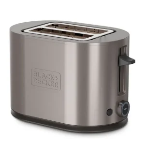 Köp online Black+Decker Brödrost Black+Decker 2 Fack Rostfritt 900W Stål - Hushåll