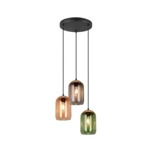 Trio Lighting Pendel TRIO Cork 3-del 3-del - Belysning & el Bästa pris