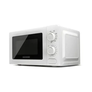 Black+Decker Mikrovågsugn Black+Decker Grill 700W Vit Vit - Hushåll Säker betalning
