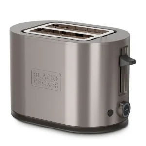 Black+Decker Brödrost Black+Decker 2 Fack Rostfritt Stål Silver - Hushåll Kampanj