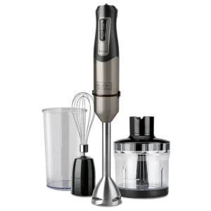 Black+Decker Stavmixerset Black+Decker Brushed 1200W Kolgrå||Svart - Hushåll Fri frakt