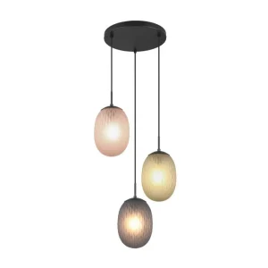 Trio Lighting Pendel TRIO Facette 3-del 3-del - Belysning & el Kundfavorit