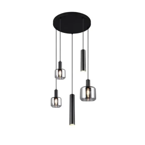 Fri frakt Trio Lighting Pendel TRIO Mataro 5-del 5-del - Belysning & el