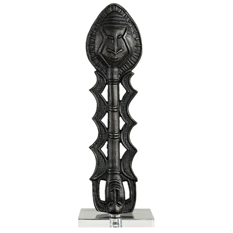 Yoruba Dekoration Antique Bronze Endast idag