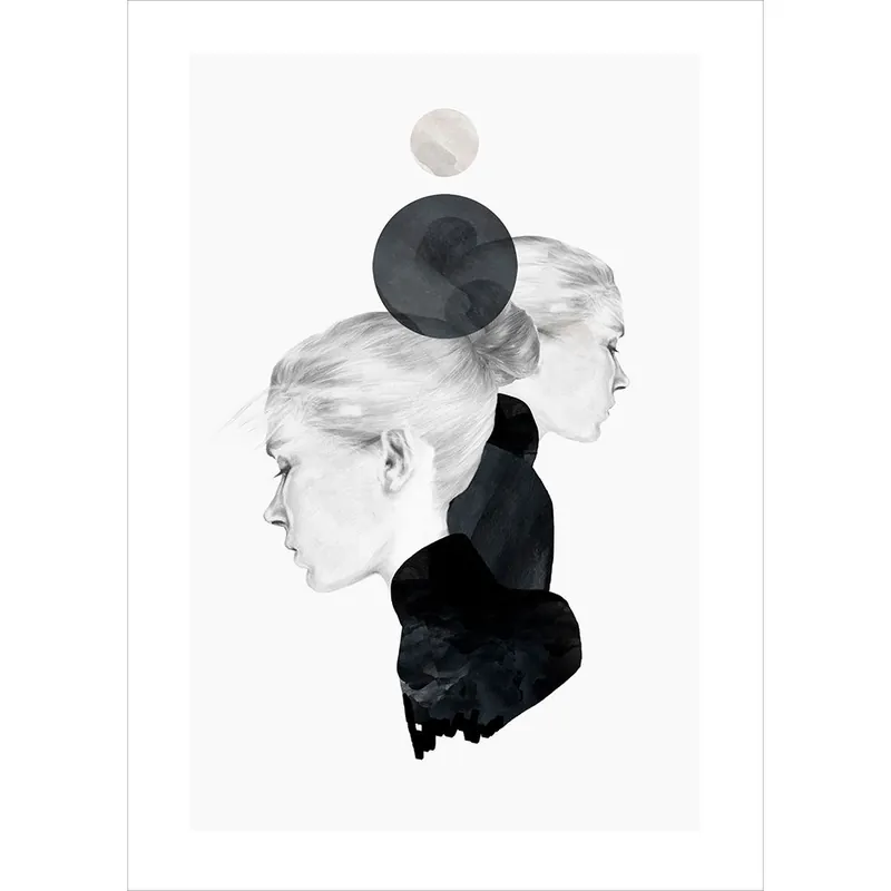 Anna Bülow poster Black Marble 50x70 cm Erbjudandepris