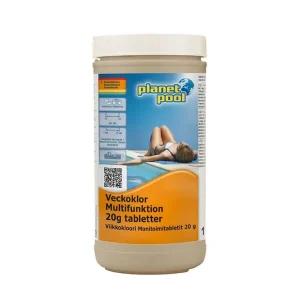 Expressleverans Planet Pool Vattenvård Planet Pool Veckoklor Multifunktion 20 g styck 1 kg - Trädgård & spabad
