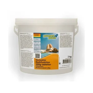 Trygg betalning Planet Pool Vattenvård Planet Pool Veckoklor Multifunktion 200 g styck 3 kg 3 kg - Trädgård & spabad
