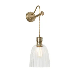 Vägglampa Elstead Lighting Douille Åldrad mässing Åldrad mässing - Belysning & el Fri frakt