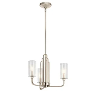 Kampanjpris Ljuskrona Kichler Kimrose 374x459 mm, Polerad Nickel 374x459 mm, Polerad Nickel - Belysning & el