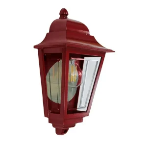 Utomhusvägglampa Elstead Lighting Deco Lane Röd Röd - Trädgård & spabad Kampanj
