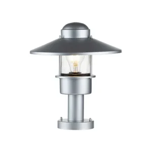 Sista chansen Sockellampa Elstead Lighting Klampenborg Silver Silver - Belysning & el