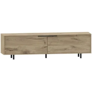 Begränsat erbjudande Loft24 Lowboard Alberto 180x38x50 cm, Ek 180x38x50 cm, Ek - Möbler