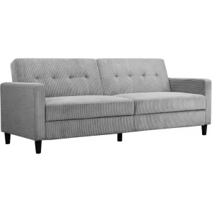 risnedsättning Loft24 Bäddsoffa Hartford II 203x83x82 cm, Grå 203x83x82 cm, Grå - Möbler