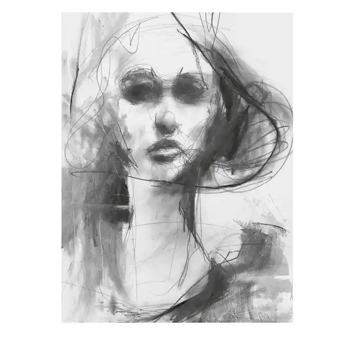 Anna Bülow poster Face 4 50x70 cm Begränsat erbjudande