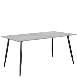 Loft24 Matbord Monza 160x90x76 cm, Sten/Svart 160x90x76 cm, Sten/Svart - Möbler Snabb frakt