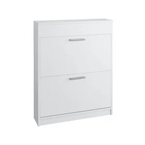 Loft24 Skoförvaring Bill 75x21x95 cm, Vit 75x21x95 cm, Vit - Förvaring Snabb leverans