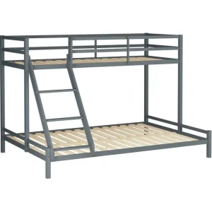Populärt val Loft24 Våningssäng Alpi 280x142x143 cm, Grå 280x142x143 cm, Grå - Möbler