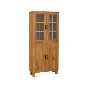 Loft24 Badrumsskåp Alby 75x30x170 cm, Betsad/Vax 75x30x170 cm, Betsad/Vax - Hus & renovering Snabb frakt