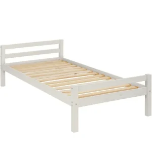 Loft24 Säng Alpi 90x200 cm Vit Vit - Möbler Endast denna vecka