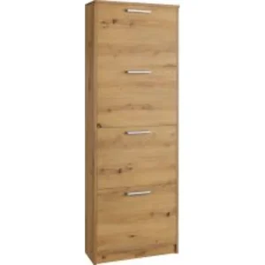 Kampanj Loft24 Skoförvaring Bill 55x21x157 cm, Natur 55x21x157 cm, Natur - Förvaring