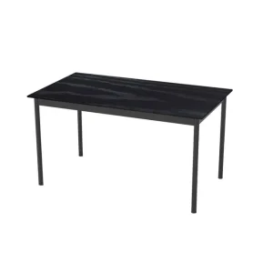 Handla nu Pensacola Matbord 140 cm Rektangulär Svart - Möbler