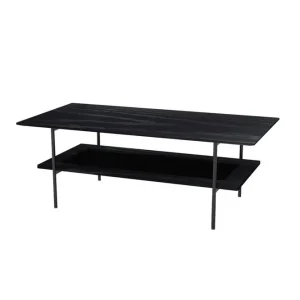 Lågt pris Pensacola Soffbord 110 cm Svart - Möbler