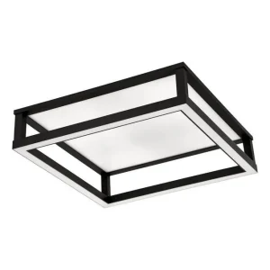 Fynd Takbelysning Eglo Macellara Svart/Vit 45x45 cm - Belysning & el