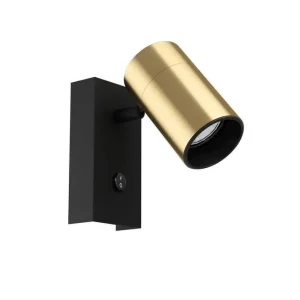 Eglo Vägglampa Eglo Cumaribo Svart/Mässing - Belysning & el Erbjudandepris
