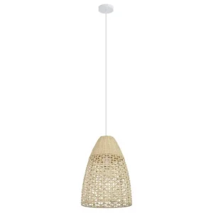 Takpendel Eglo Sambucona Trä/Svart 35 cm 35 cm - Belysning & el Lågt pris