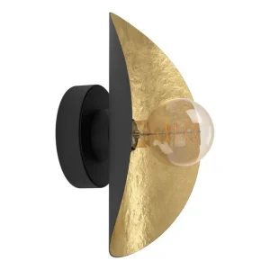 Eglo Vägglampa Eglo Saceda Svart/Guld - Belysning & el Nyhet