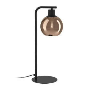 Billigare Eglo Bordslampa Eglo Cordoba Svart/Koppar - Belysning & el
