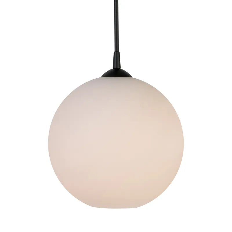 Capo Pendel D300 Svartstruktur/Opalglas Kundfavorit