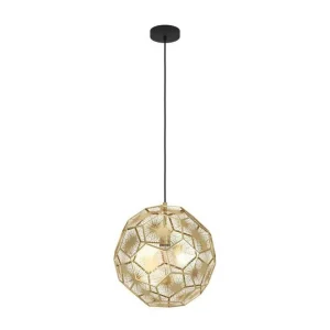 Endast denna vecka Eglo Takpendel Eglo Skoura Rund Mässing 41 cm 41 cm - Belysning & el