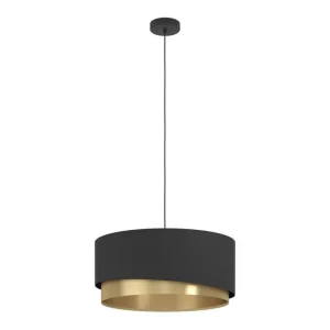 Eglo Takpendel Eglo Manderline Svart/Mässing 56 cm 56 cm - Belysning & el Köp online