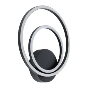 Eglo Vägglampa Eglo Lanacera Svart/Guld - Belysning & el Handla nu