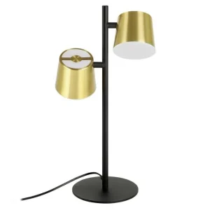 Bordslampa Eglo Altamira Svart/Mässing - Belysning & el Erbjudande