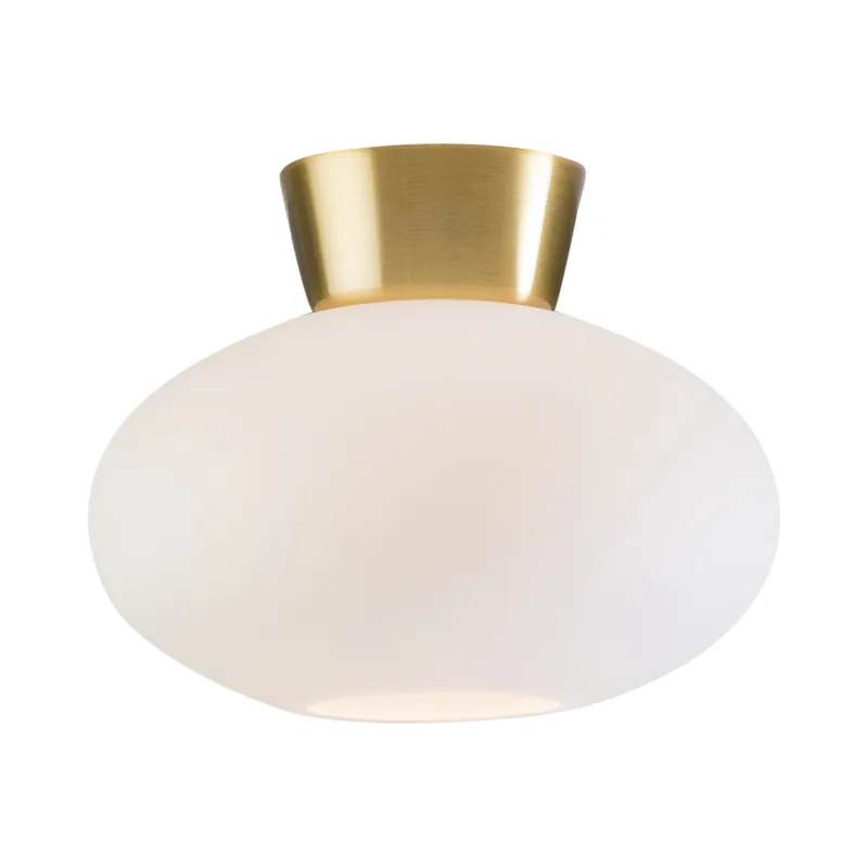 Beställ idag Bullo Plafond D270 Mässing/Opalglas