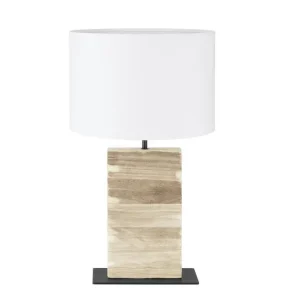Bordslampa Eglo Contessore Rak Vit/trä - Belysning & el I lager