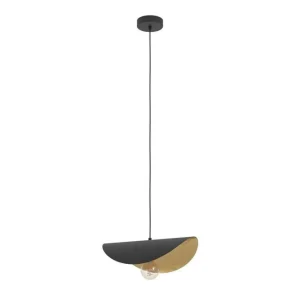 Begränsat erbjudande Takpendel Eglo Saceda Svart/Guld 41 cm 41 cm - Belysning & el