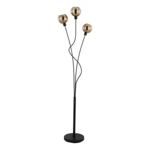 I lager Eglo Golvlampa Eglo Creppo Guld/Svart - Belysning & el