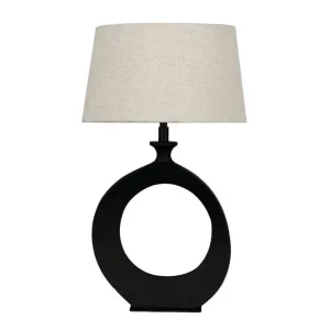 Nedsatt pris Bordslampa Eglo Diezma Svart/Natur 52 cm 52 cm - Belysning & el