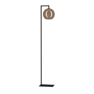 Handla nu Golvlampa Eglo Cordoba Svart/Koppar - Belysning & el
