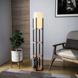 Reapris Golvlampa Ratmo Sudampa Lumi (Hyllhöjd: 29 cm) Trä / Beige Trä / Beige - Belysning & el