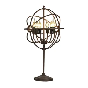 Rome bordslampa Antique Rust Nedsatt pris